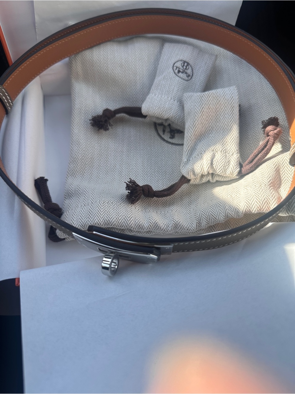 BNWT HERMES KELLY ETOUPE - Picture 2 of 7
